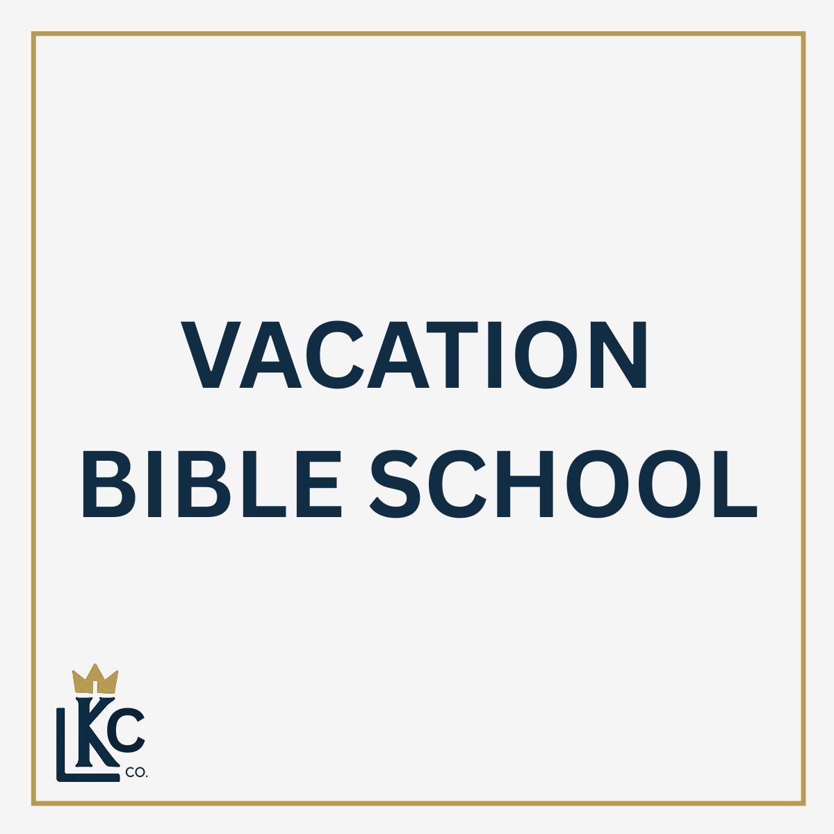 Vacation Bible School